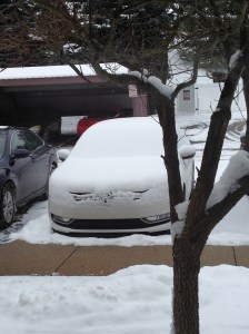 8. Use the phrase "dig out" in reference to your vehicle