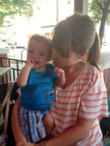 Enjoyng some dinner at Pizza House in Ann Arbor.  It sure is nice to use the patio in the summer