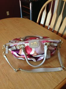 Signs of a real date night:  1. I dug a purse out of my closet.  2. It matched my outfit 3. It did not contain a diaper