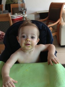 Is there something on my face?